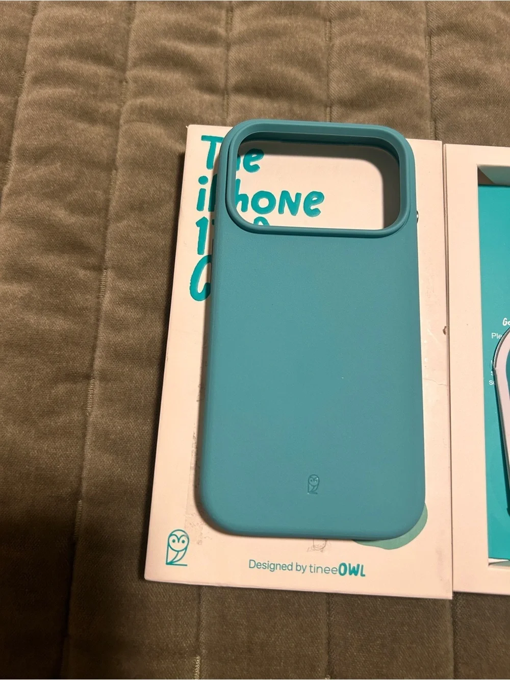 TineeOwl DuneX iPhone 17 Pro Case MagSafe Slim Textured TPU Green in Denial